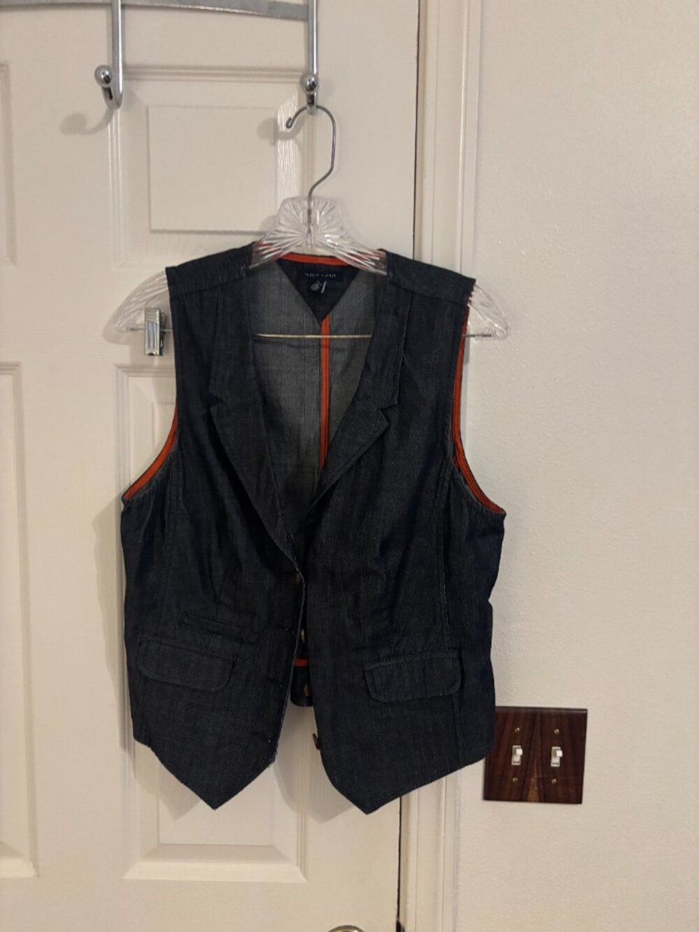 VINTAGE Tommy Hilfiger Denim Tailored Vest - 10
